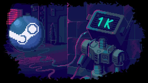 Steam wishlist promotion illustration